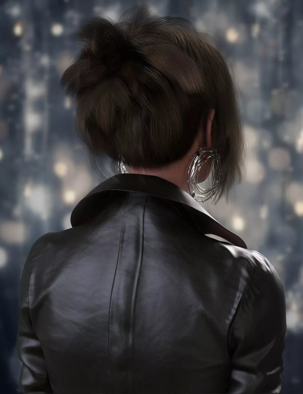 dForce Alisse Hair for Genesis 9