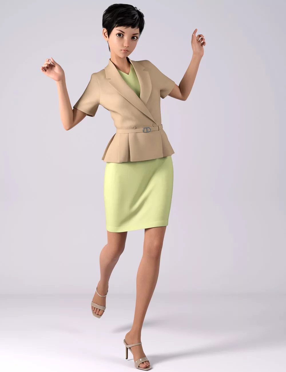 dForce HnC Summer Office Outfits for Genesis 8.1 Females