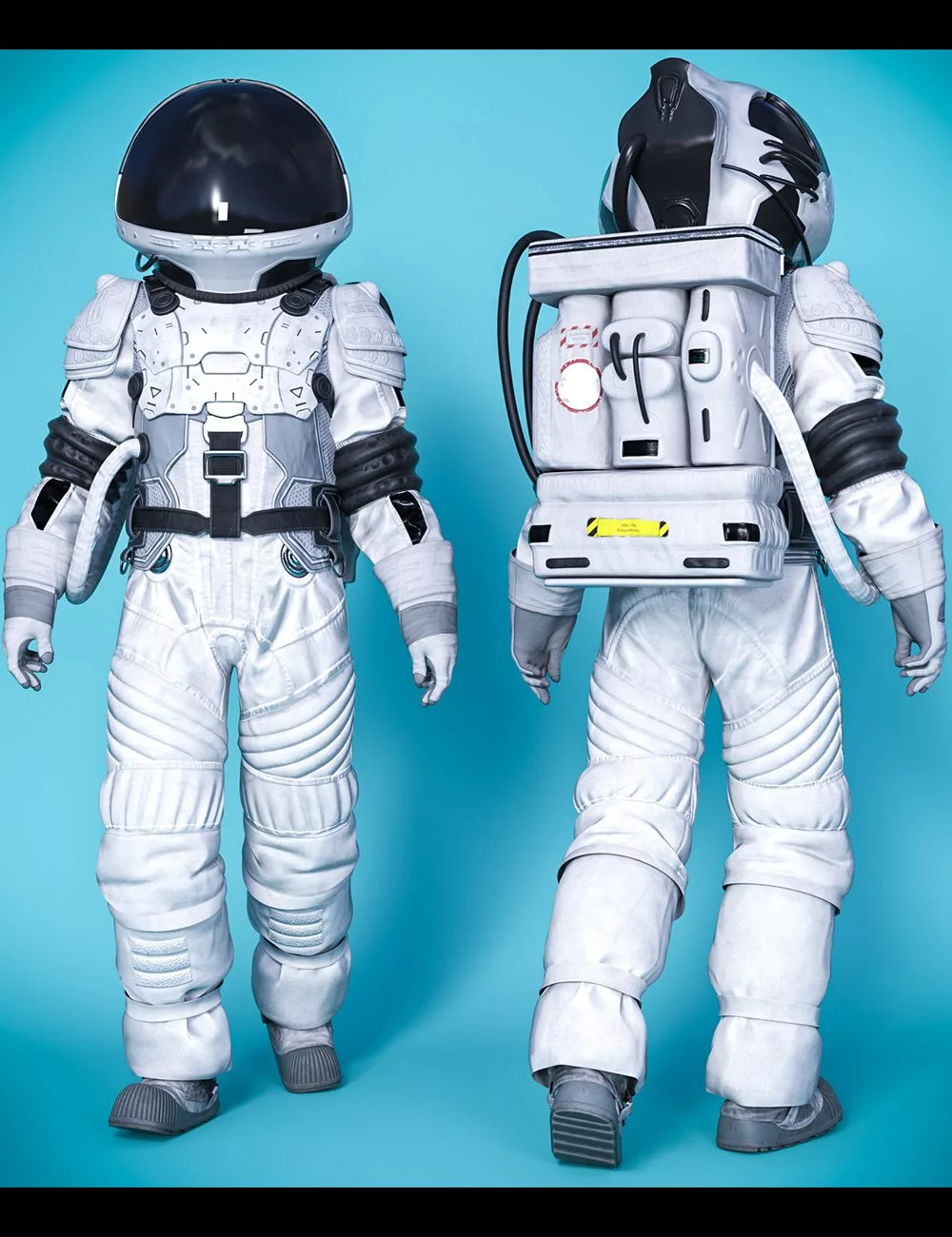 Space Suit Outfit for Genesis 9