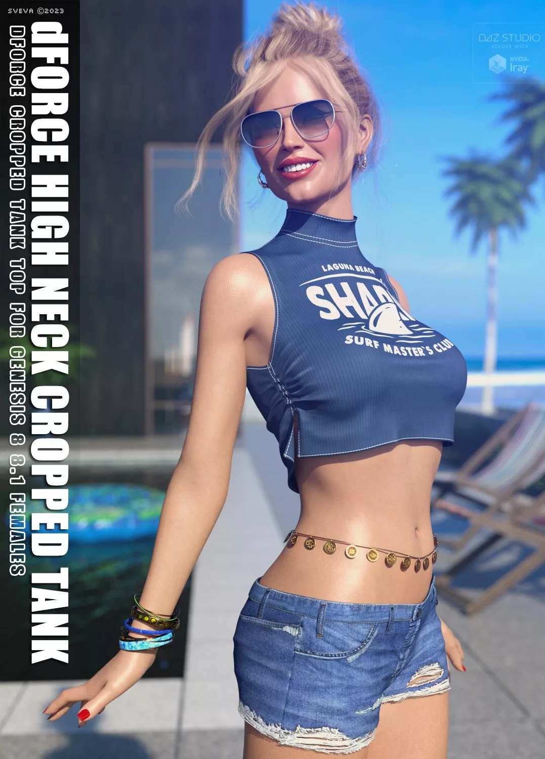 dForce High Neck Cropped Tank G8G8.1F