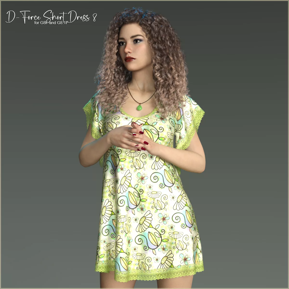 D-Force Short Dress8 for G8F & G8.1F