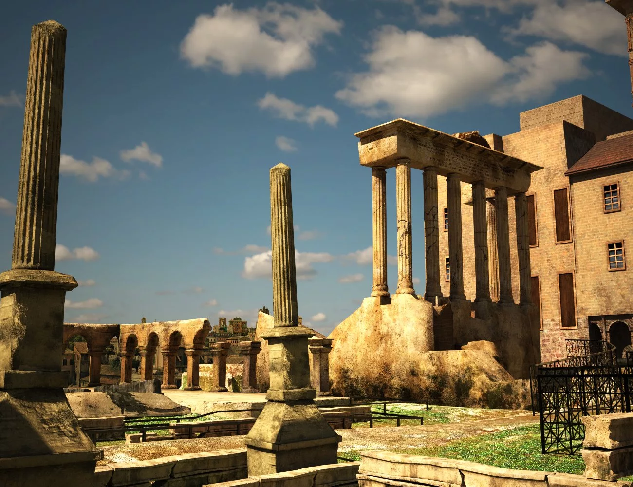 XI Roman Forum Ruined