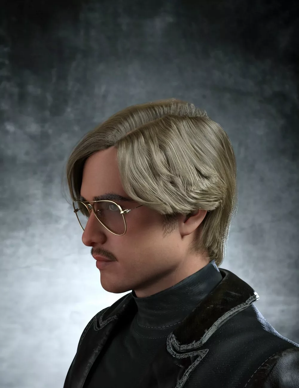 Gerry 80s Vibe Hair for Genesis 9 and 8 Males