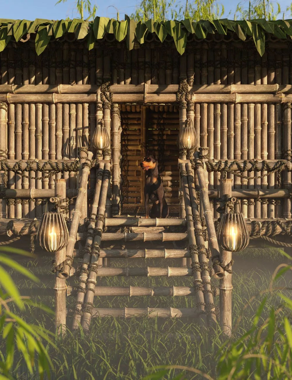 Bamboo Houses 2