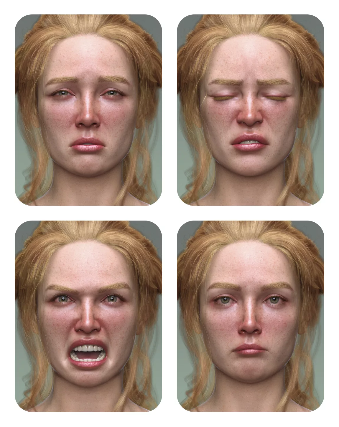 CX Crying Makeup and Expressions for Genesis 9