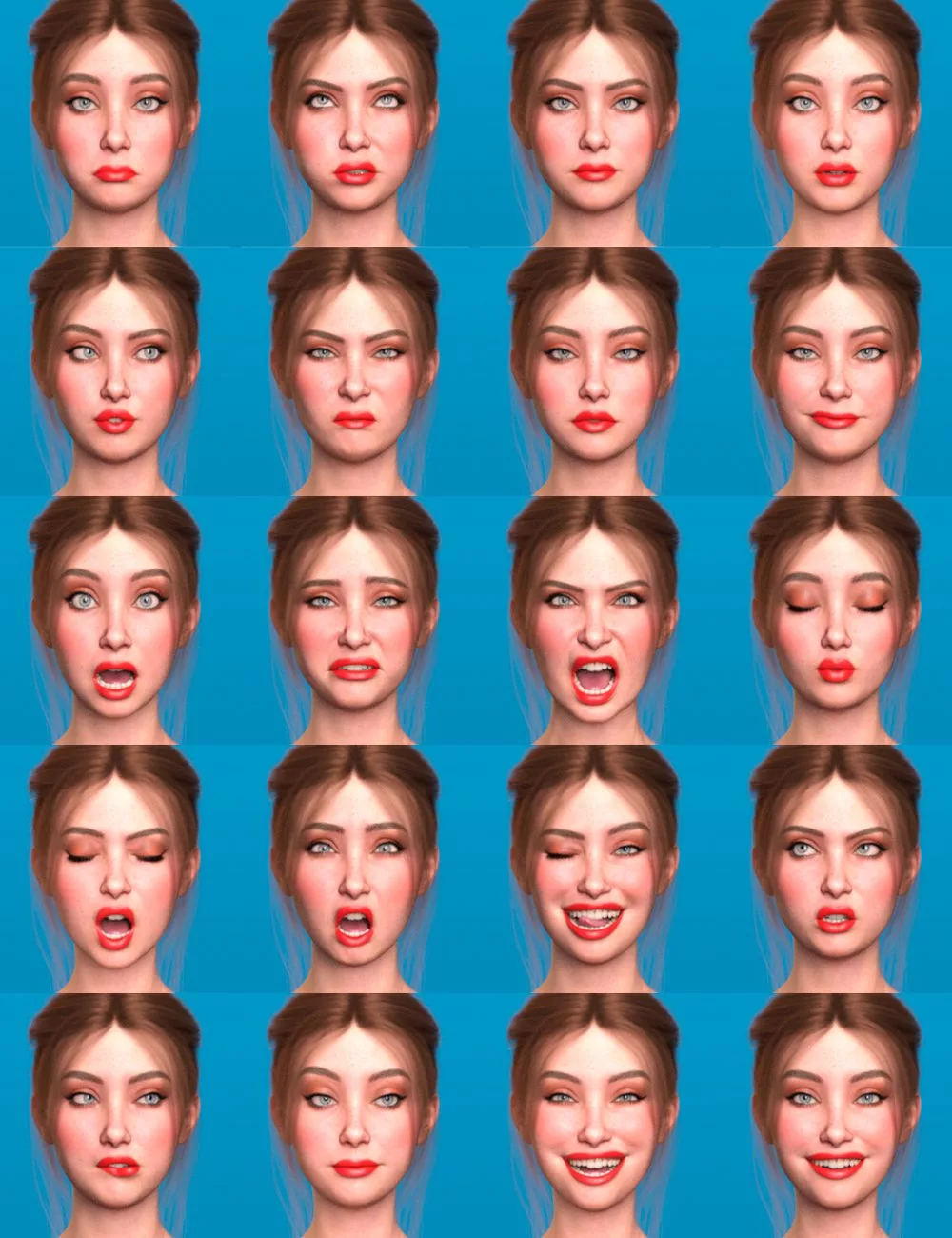 CX Lilou Natural Expressions for Genesis 9