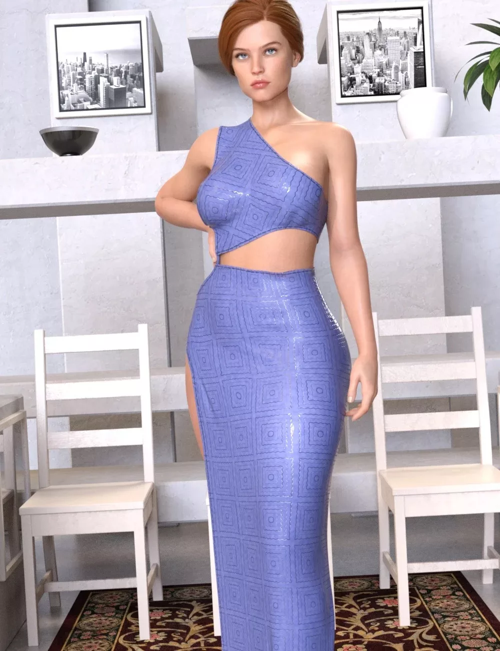 dForce Delicate Dress for Genesis 8 Females and Genesis 9