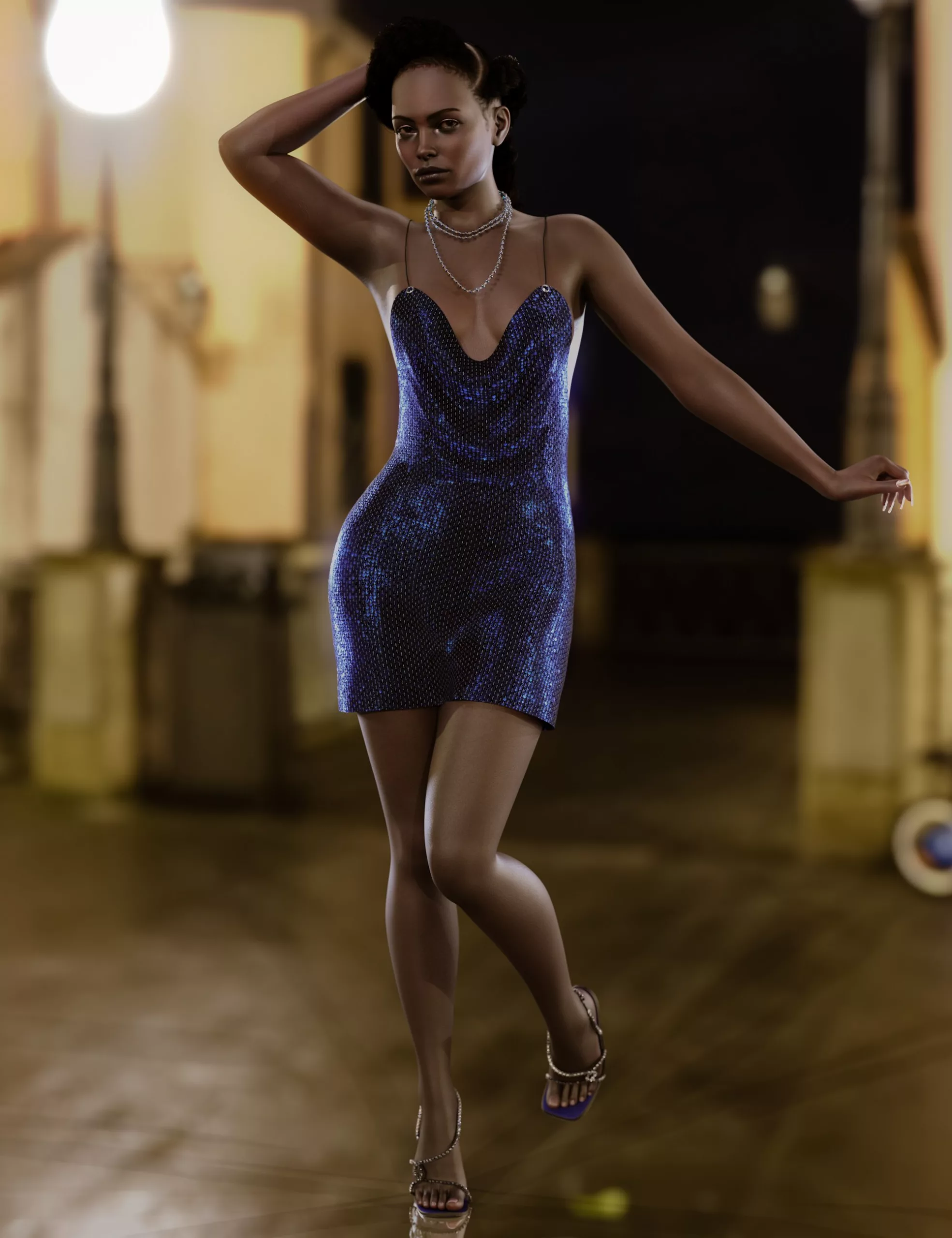 dForce CB Lala Clothing Set for Genesis 9