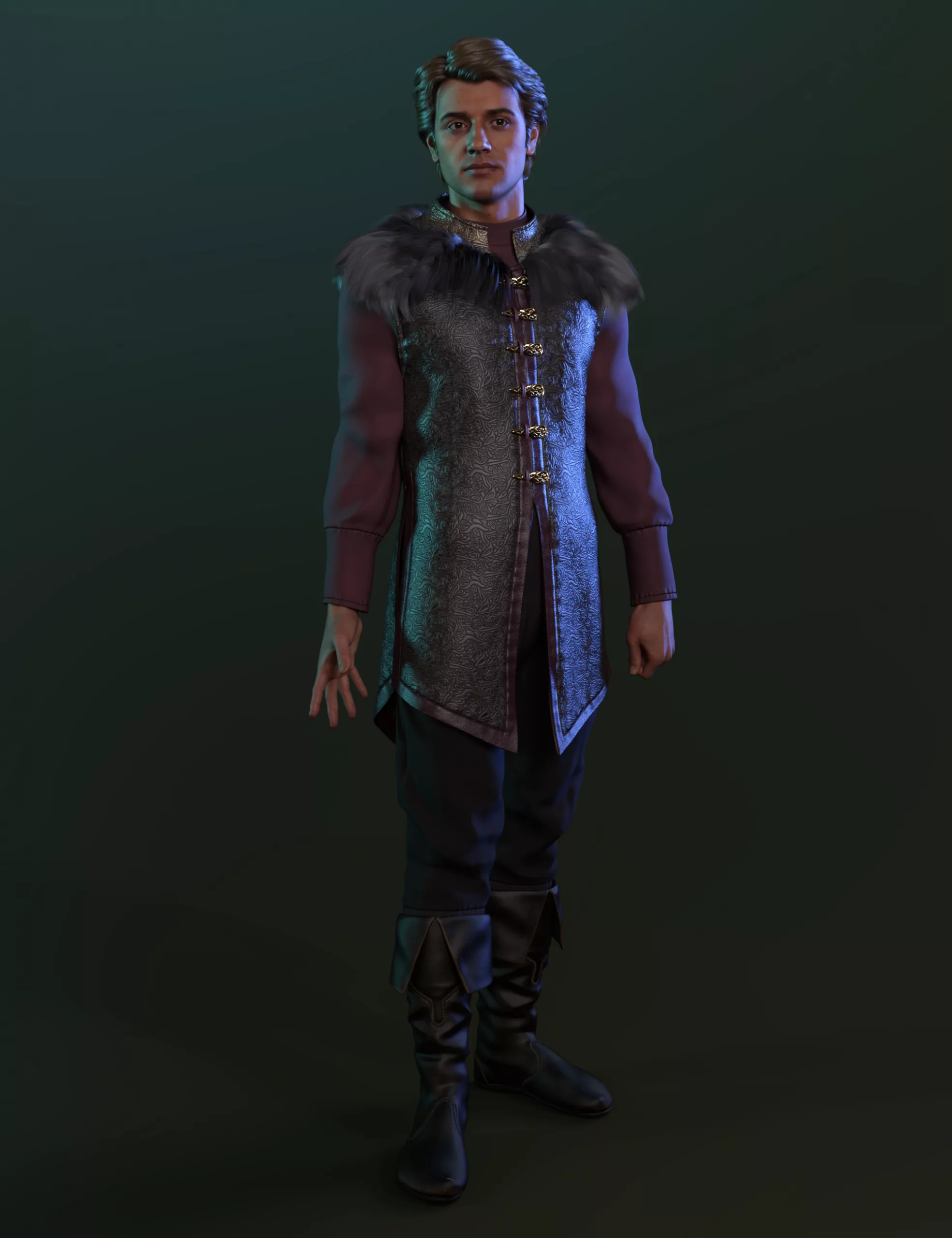 dForce Dynasty Attire for Genesis 9