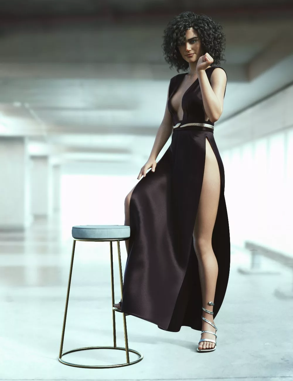 dForce Elegant Cocktail Outfit for Genesis 8 and 8.1 Female