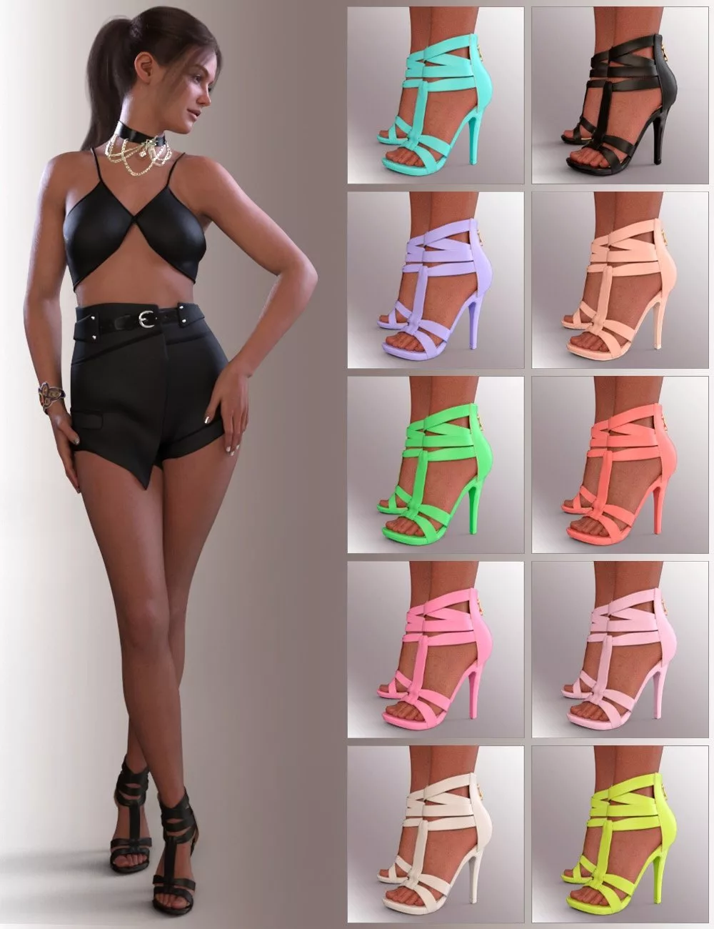 dForce Enya Outfit for Genesis 9