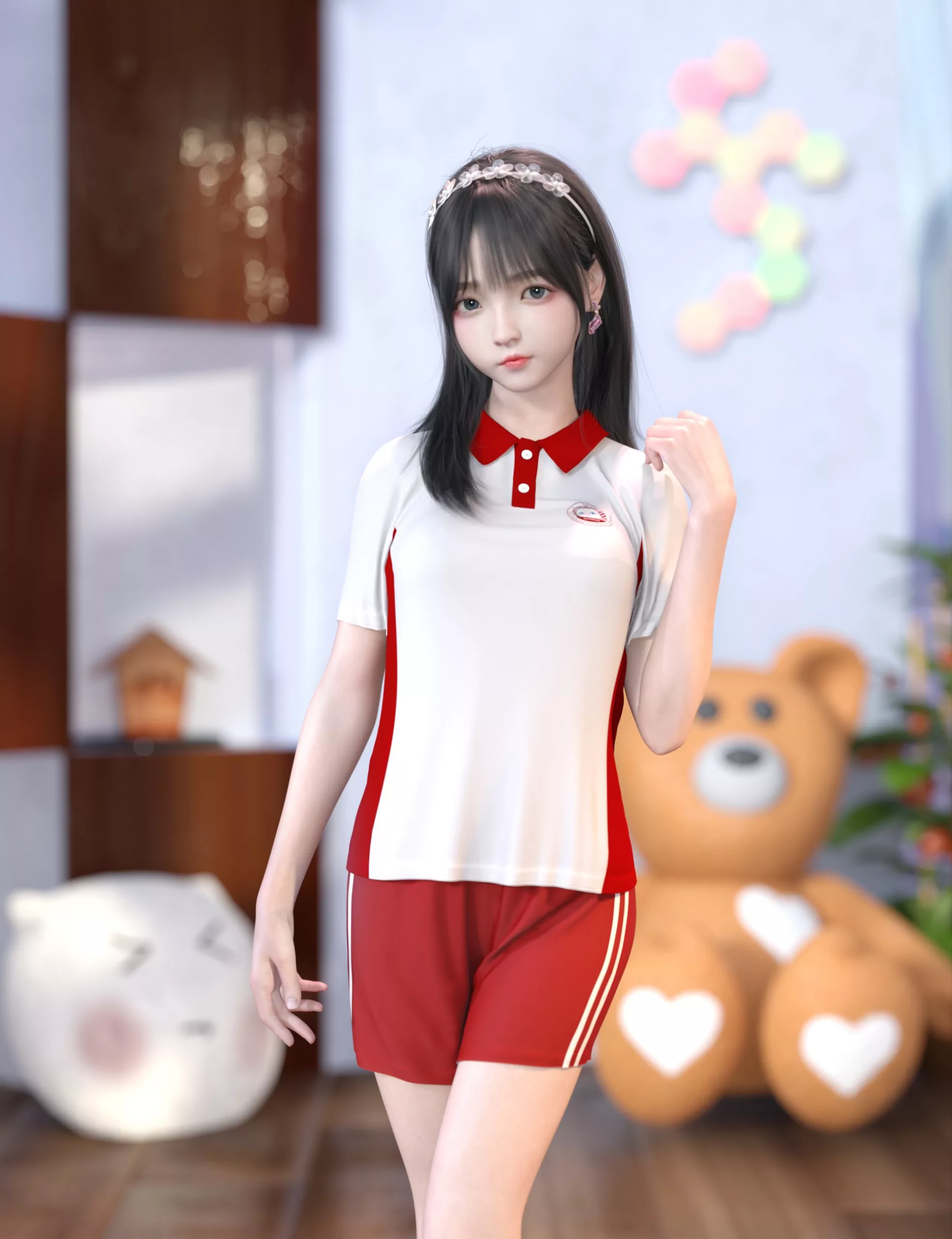dForce SU School Uniform for Genesis 8 and 8.1 Females