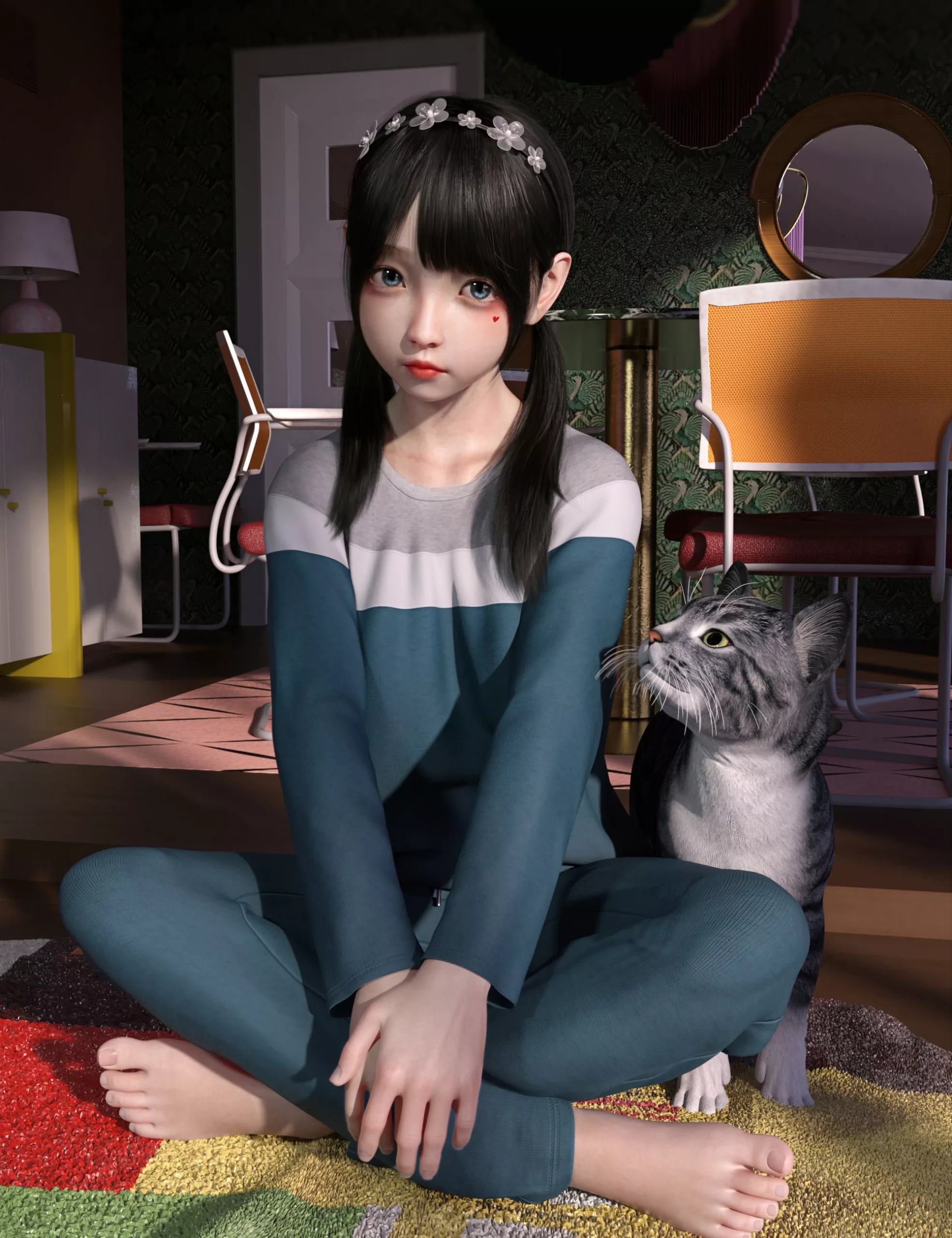 dForce SU Spring Clothes for Genesis 9, 8.1, and 8 Female