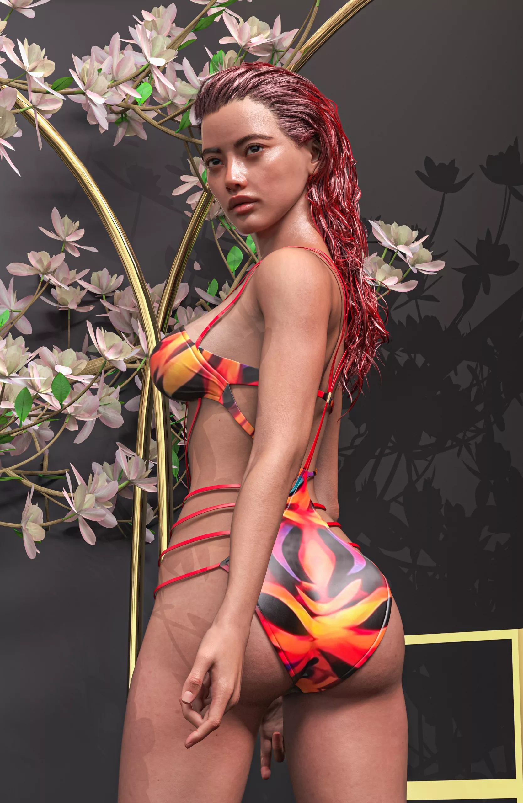 Eden Girls Caribbean Swimsuit for Genesis 9 Feminine