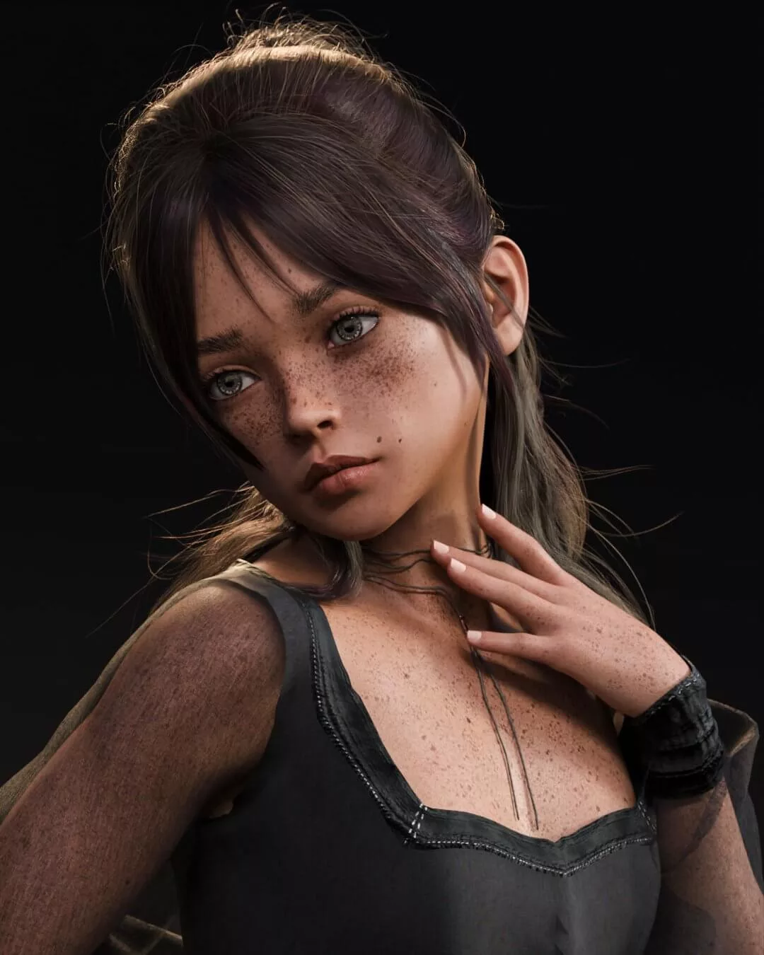 Emilia Teen For Genesis 8 Female