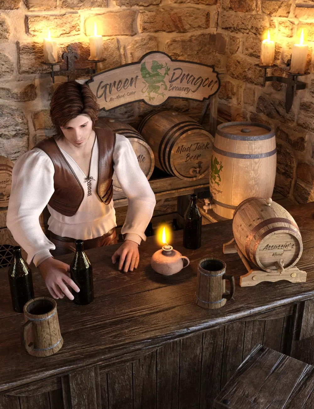 English Village Pub Props 2