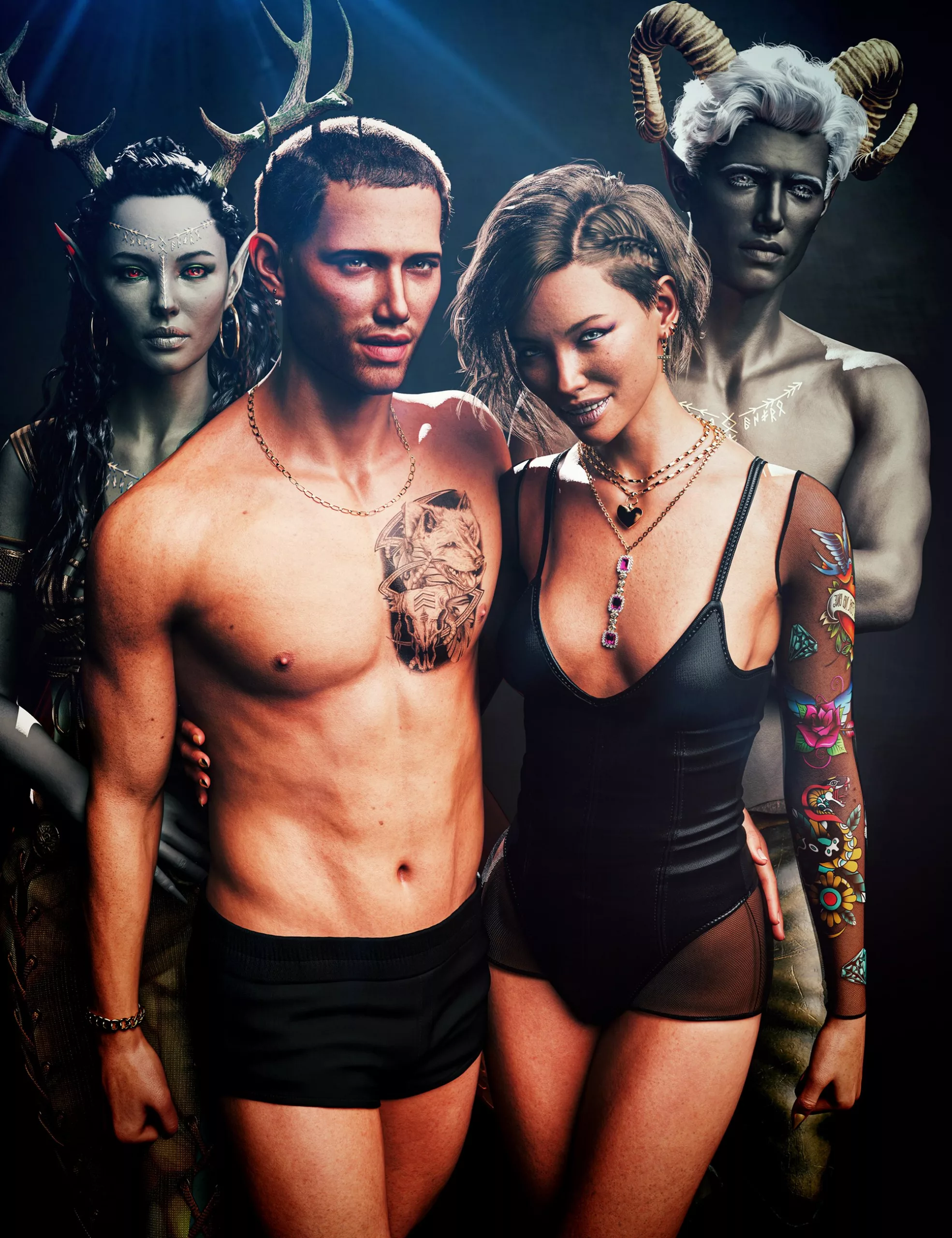 ES3D Tauriel and Thalius Mega Bundle for Genesis 9