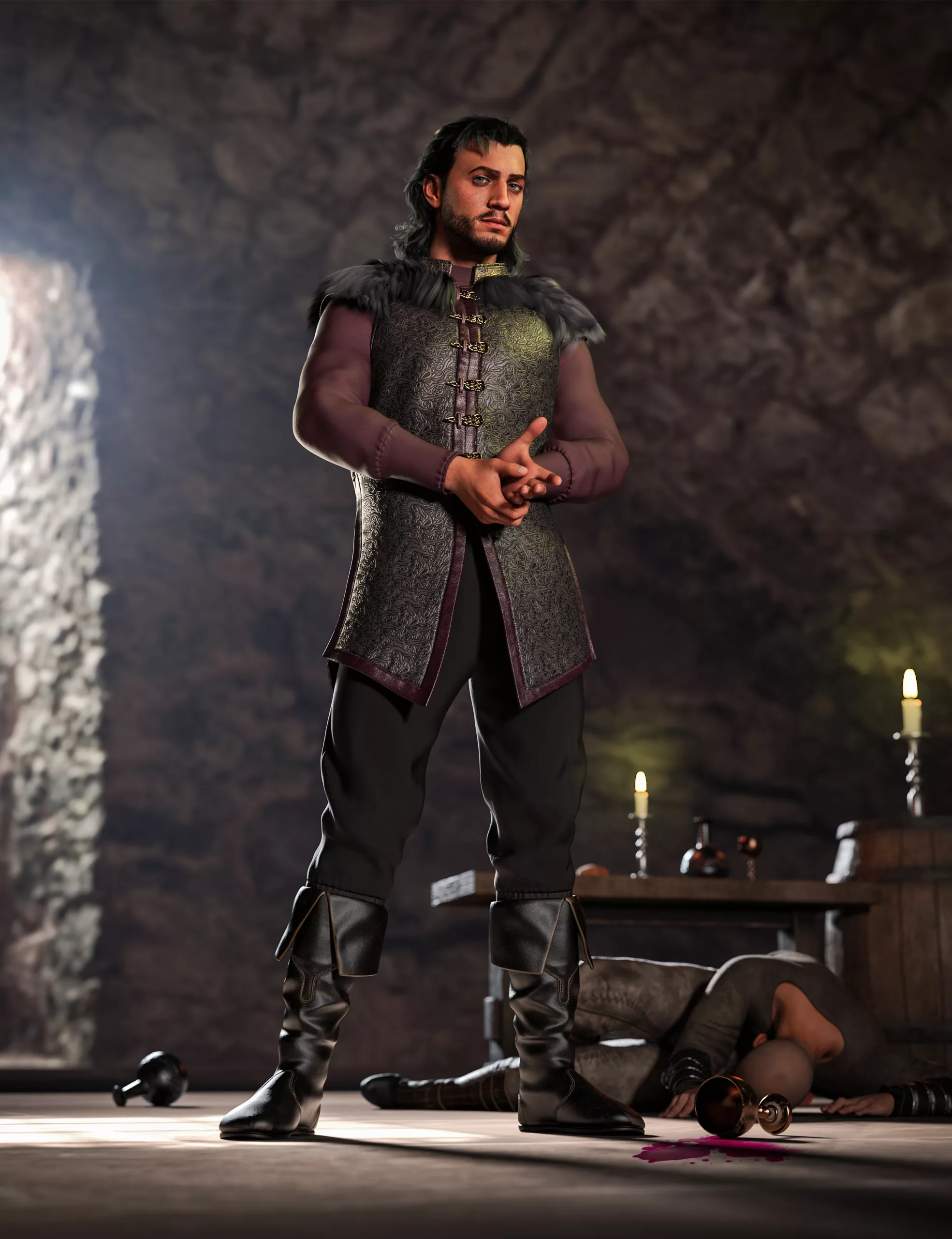 dForce Dynasty Attire for Genesis 9