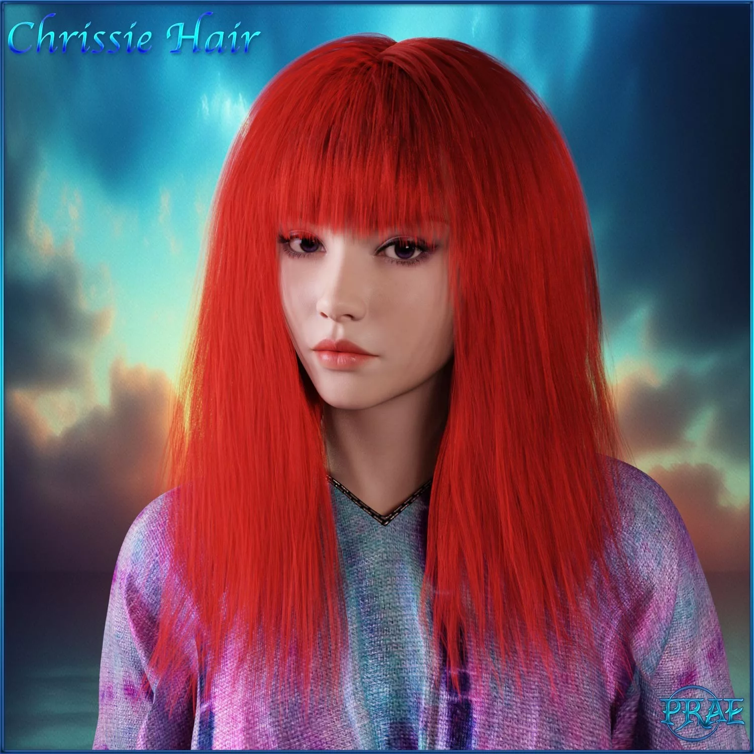 Prae-Chrissie Hair For G8/G9 Daz