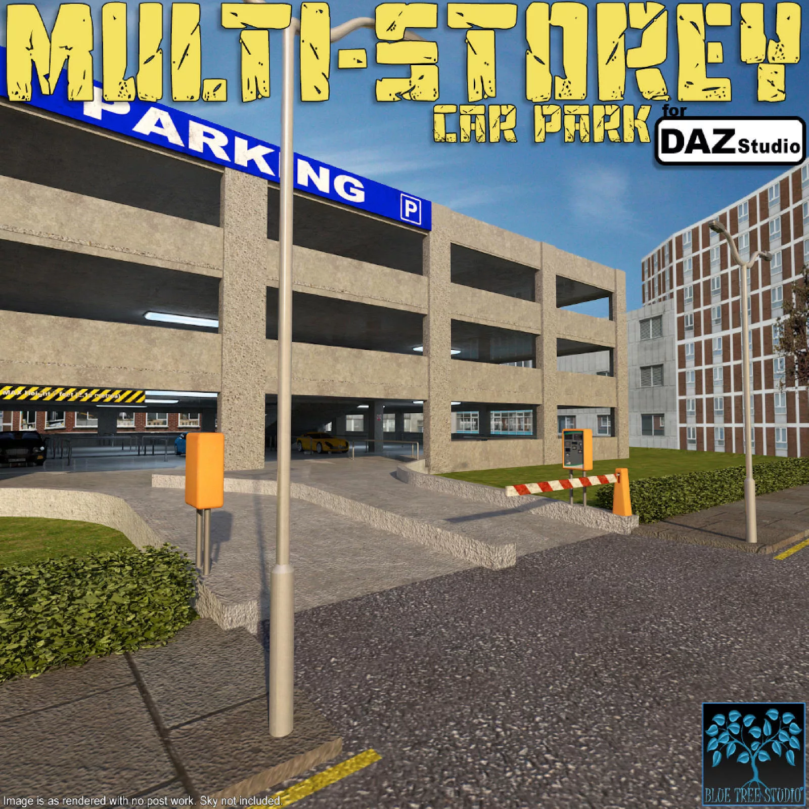Multi-Storey Car Park for Daz