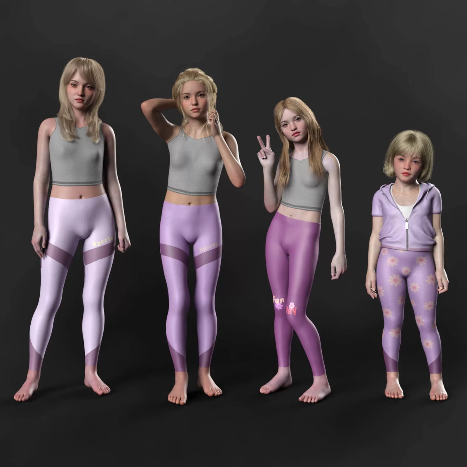 HX Teens Morphs for Genesis 9