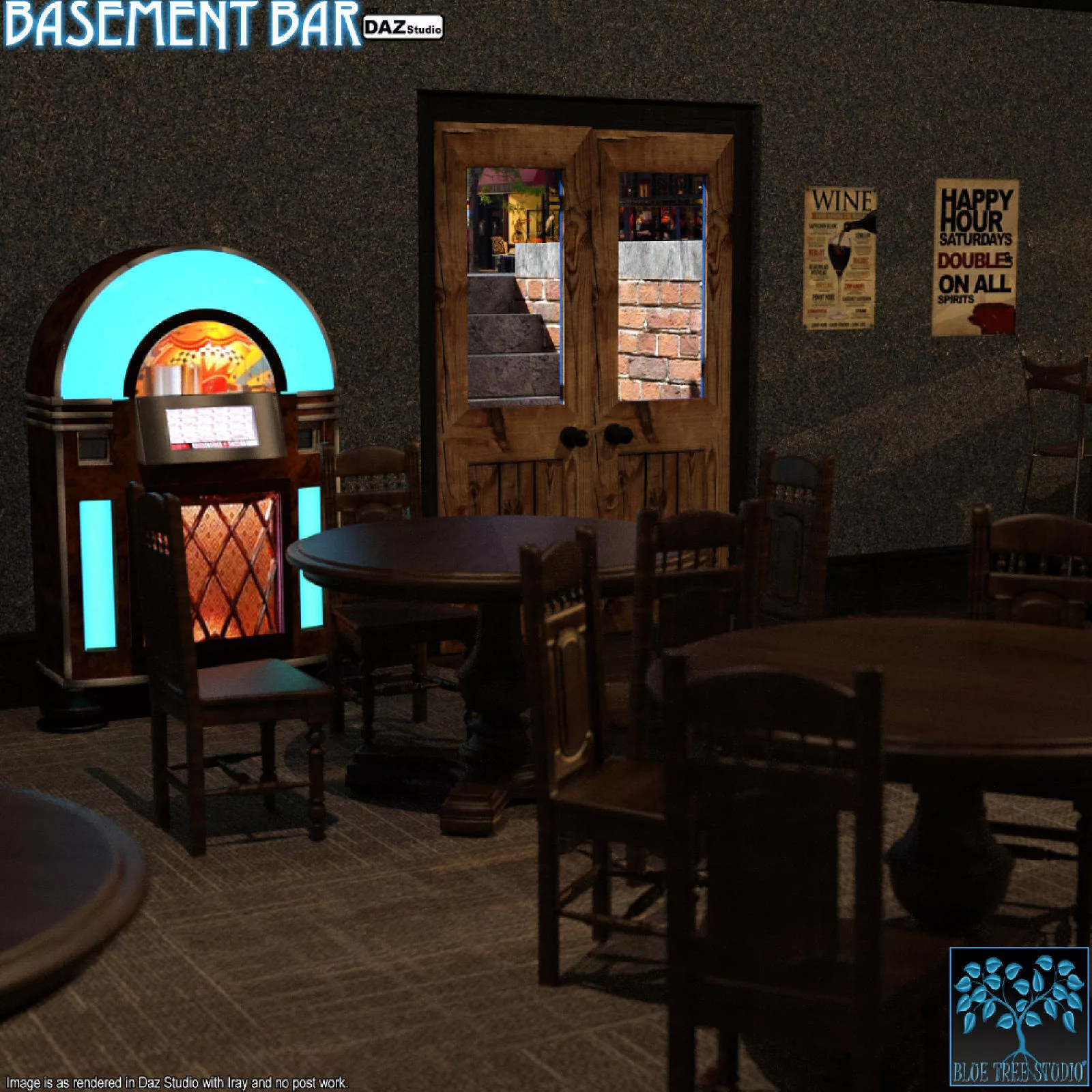 Basement Bar for Daz Studio
