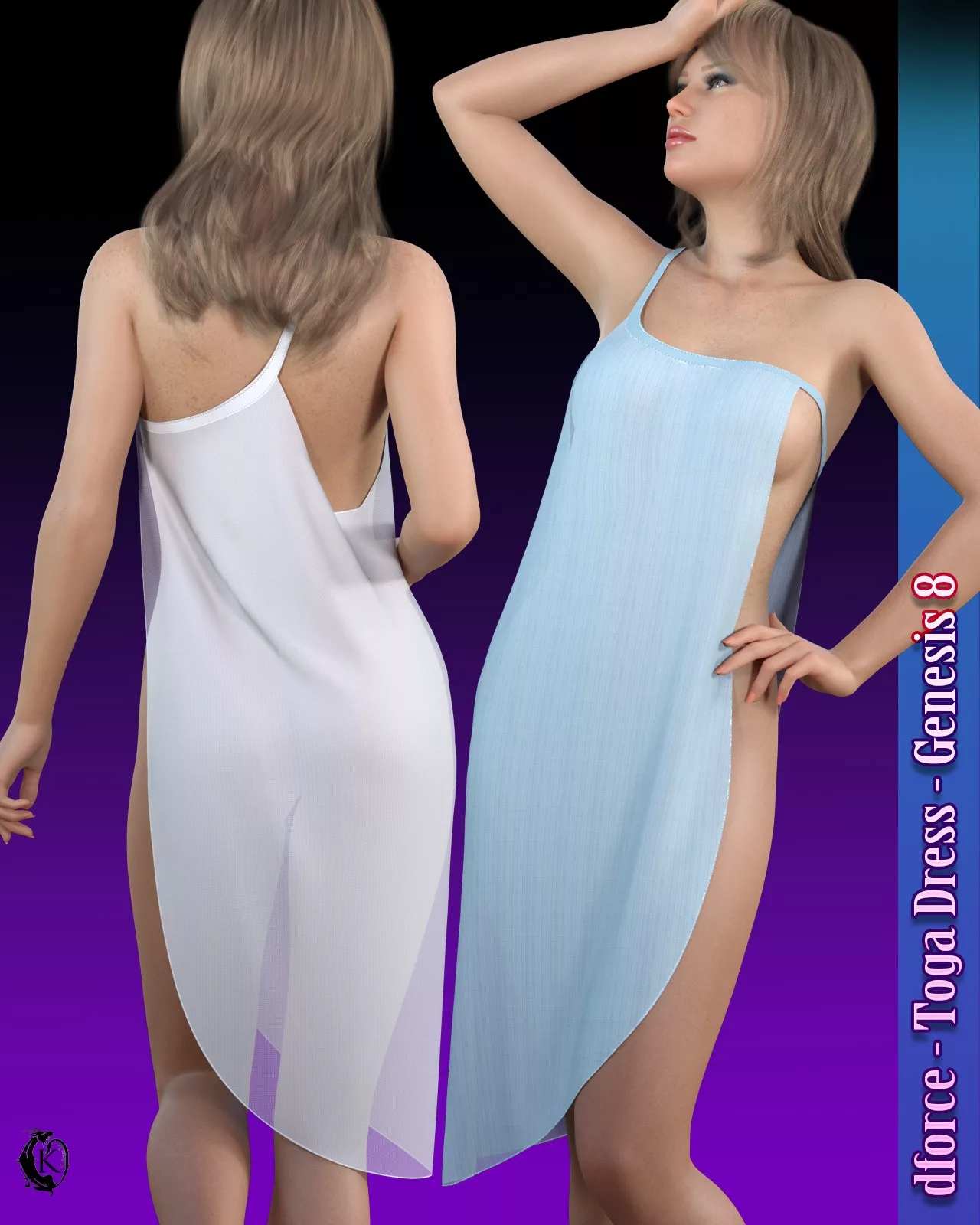 dforce - Toga Dress - Genesis 8