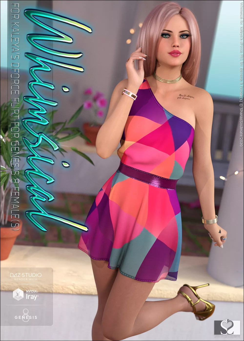 Whimsical for dForce Flirt for Genesis 8 Female(s)