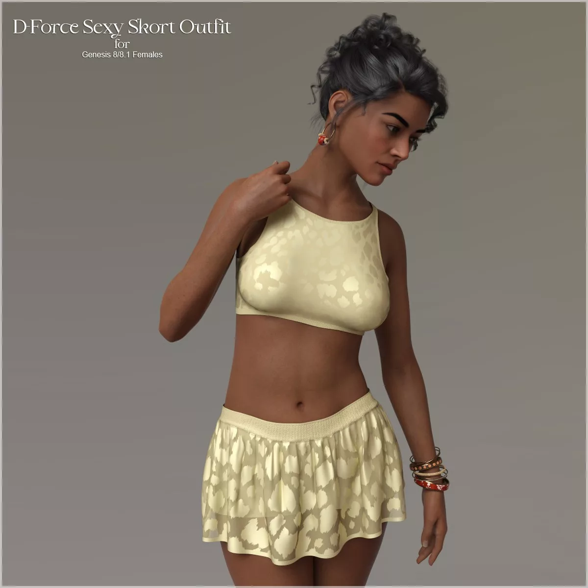 D-Force Sexy Skort Outfit for G8F and G8.1F