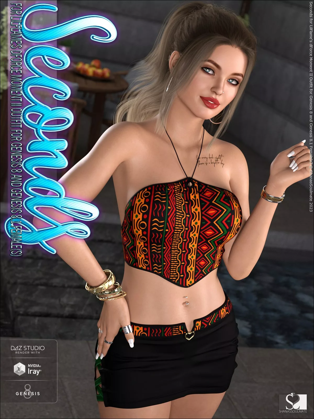 Seconds for dForce Moment II Outfit for Genesis 8 and 8.1F