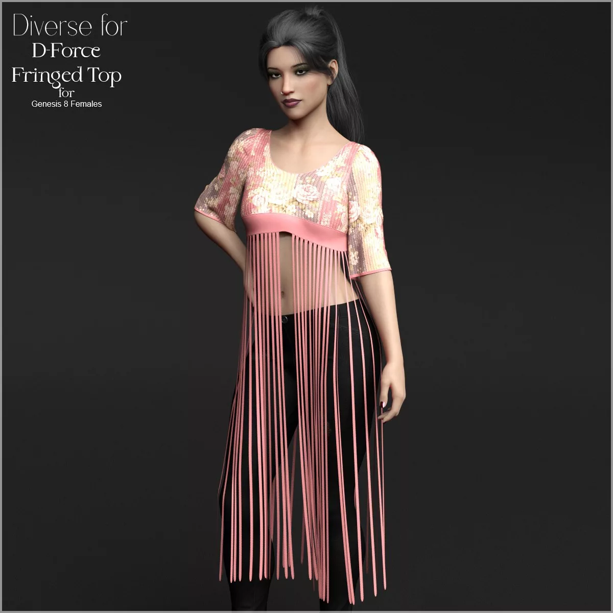 Diverse for D-Force Fringed Top