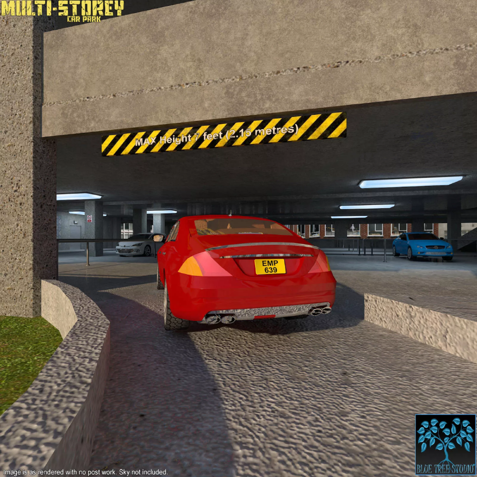 Multi-Storey Car Park for Daz