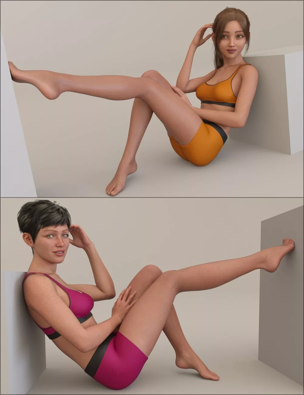 MMX Feminine Poses for Genesis 9