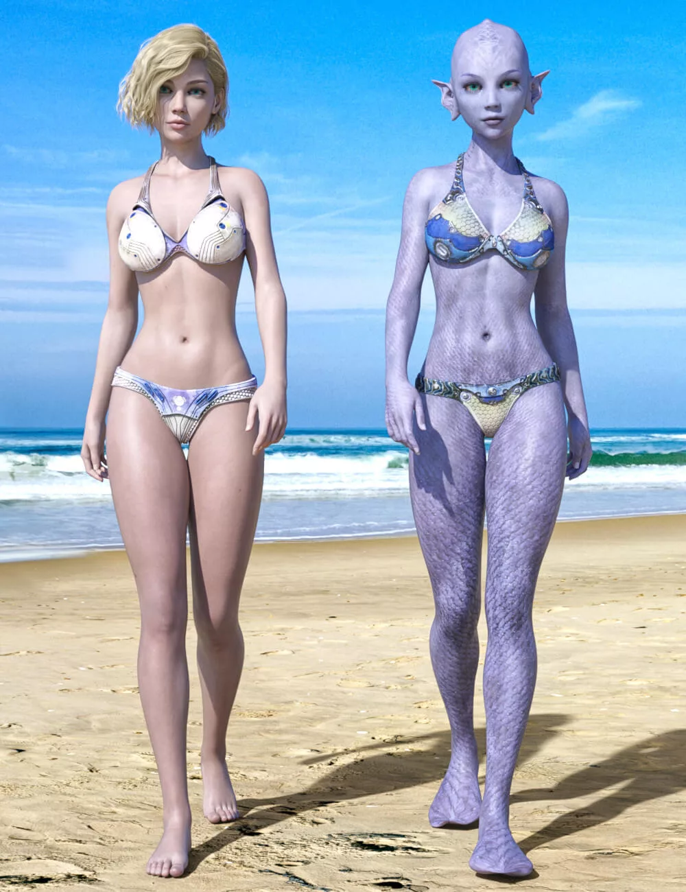 MR Queen Aqua for Genesis 8.1 Female