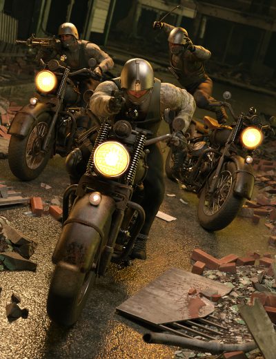 roughriderposesforxiclassicmilitarybike00maindaz3d