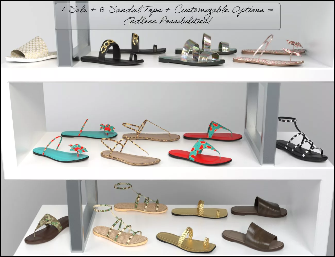 Sandal System for Genesis 9