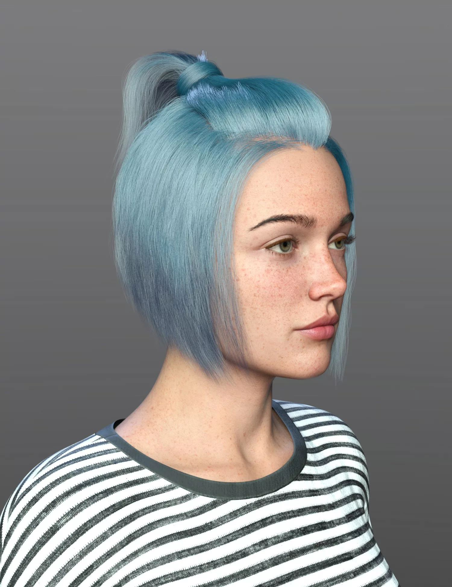 dForce SPR Elegant Hair for Genesis 9