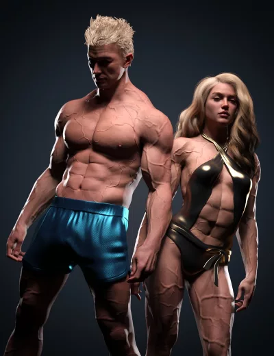 syintensemusclegenesis881and900maindaz3d