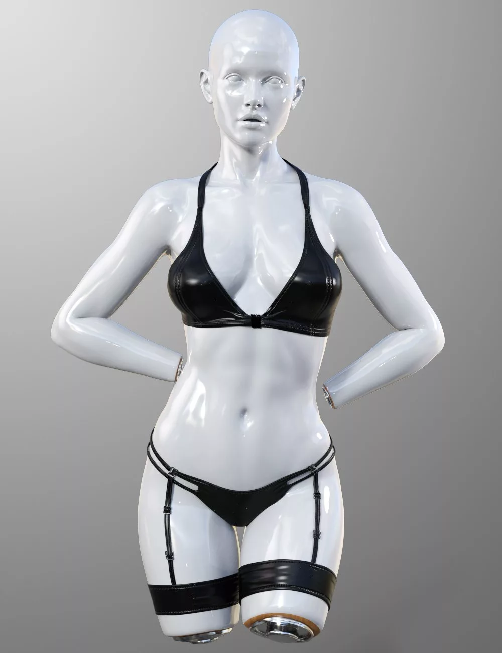 X Fashion Queen Leather Set for Genesis 9