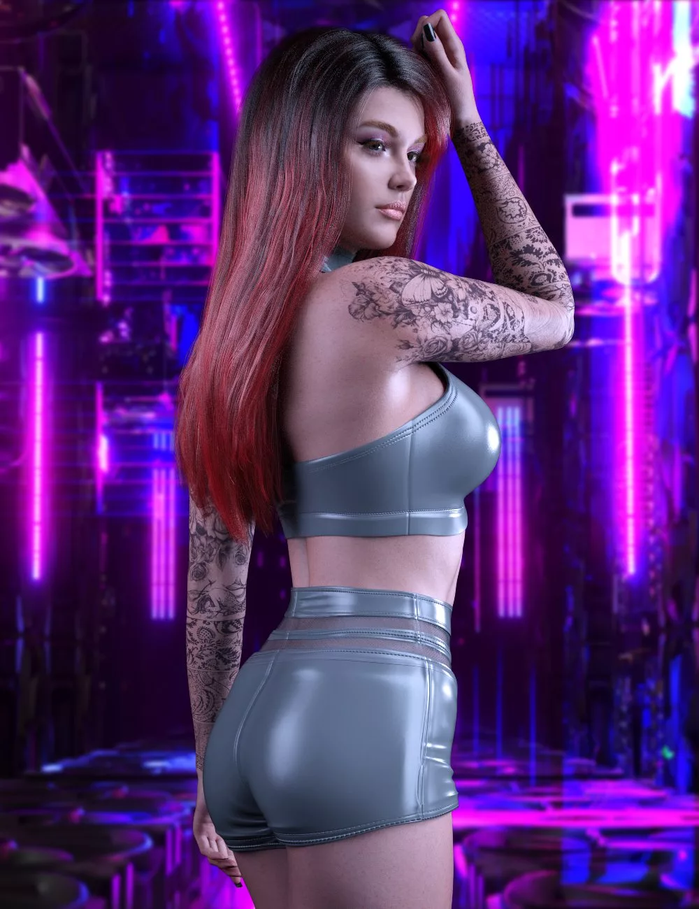 X-Fashion Secret Level Outfit for Genesis 9