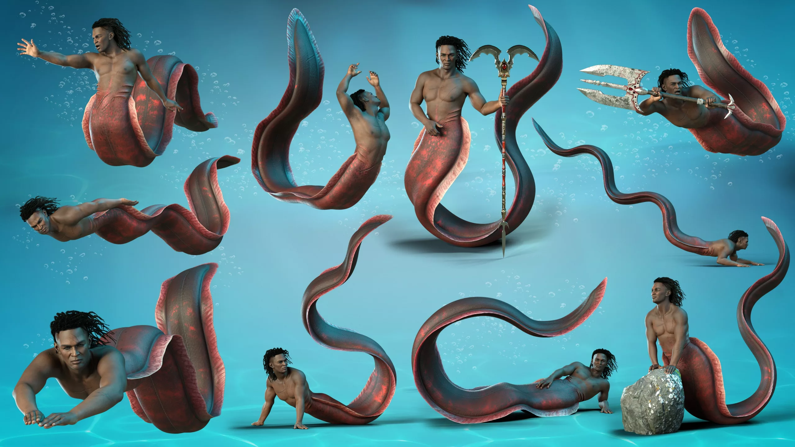 Z Deep Waters Poses and Expressions for Zale 8.1