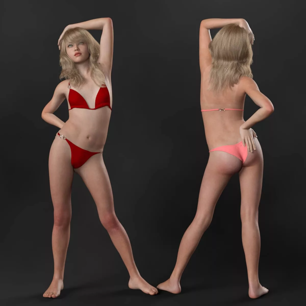 100 Poses for Jenka 8.1 Character