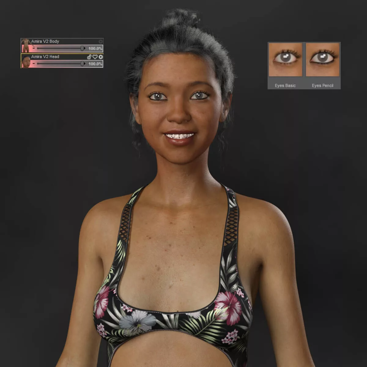 Amira V2 High Quality Textures for G8 Female
