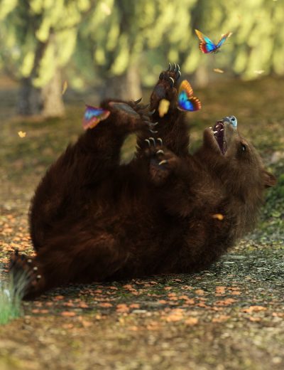 bearrificposesforambrownbear00maindaz3d1