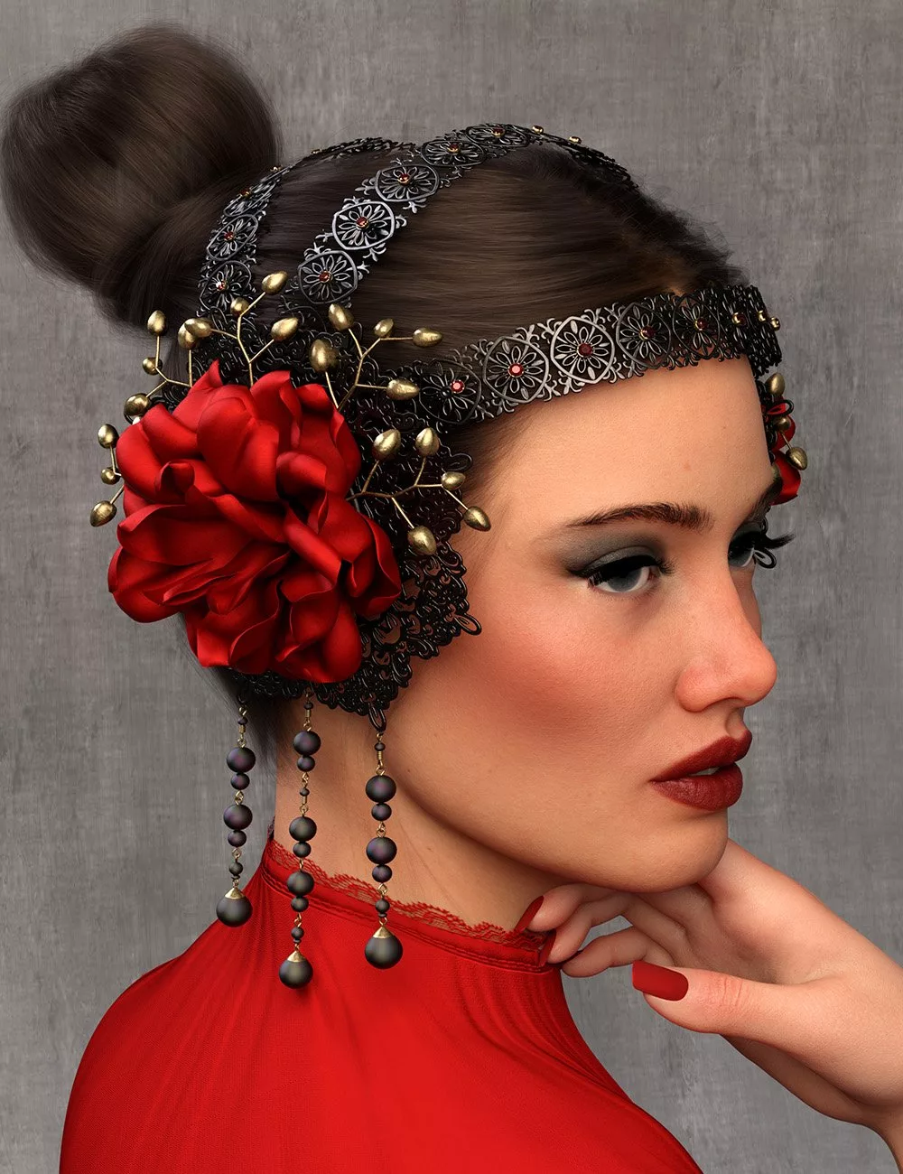 Bohemian Headdress for Genesis 9