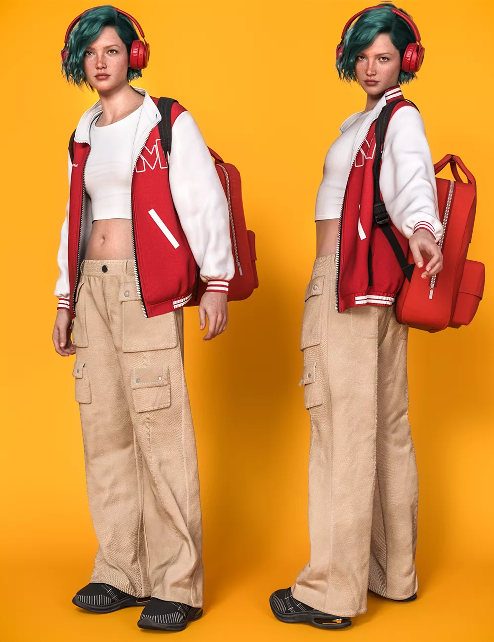 dForce Casualwear Texture Add On for Genesis 9