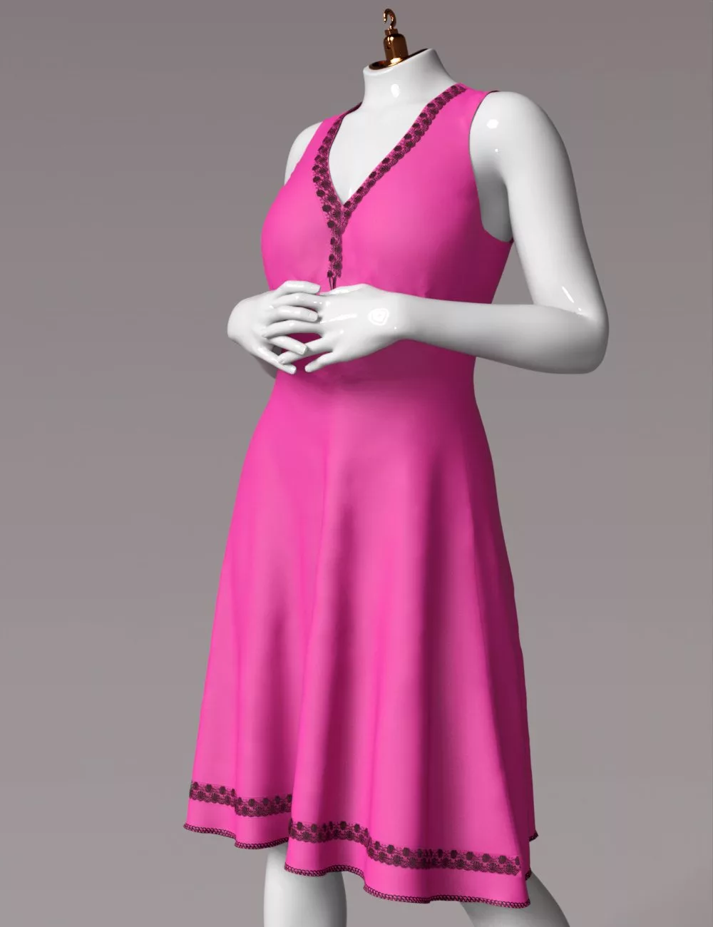 dForce Diana Nightie for Genesis 9, 8.1 and 8 Female