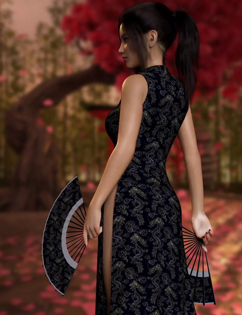 dForce Eastern Vibes Outfit Set for Genesis 8 and 8.1 Females