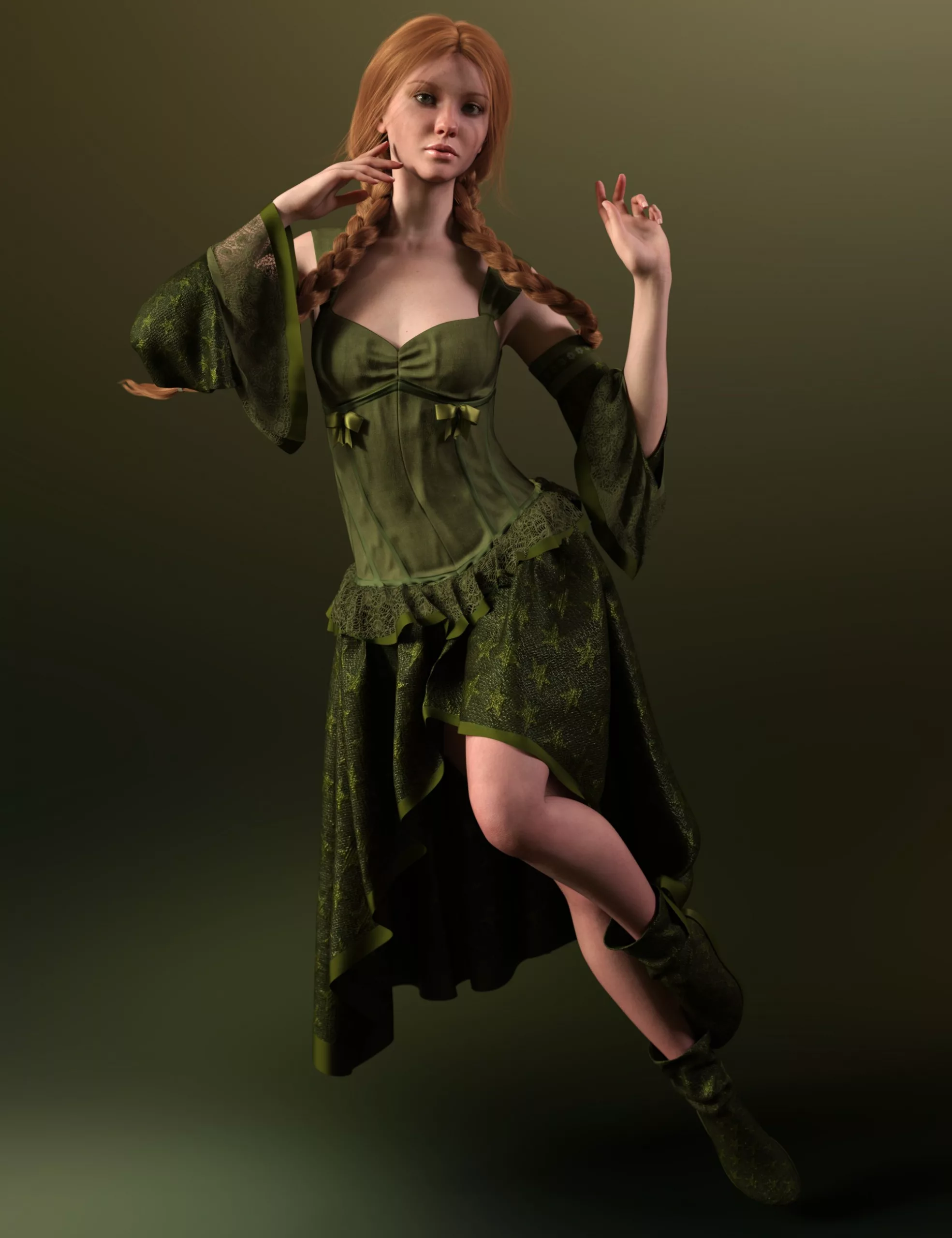 dForce Multi-Style Fairy Outfit for Genesis 9