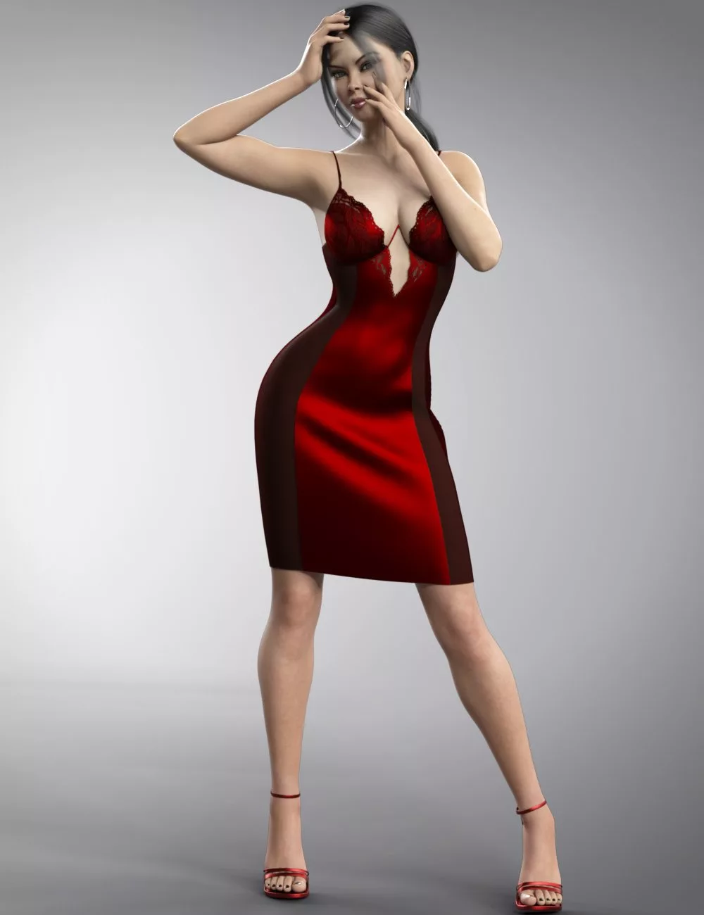 dForce Shining Night Outfit for Genesis 8 and 8.1 Females